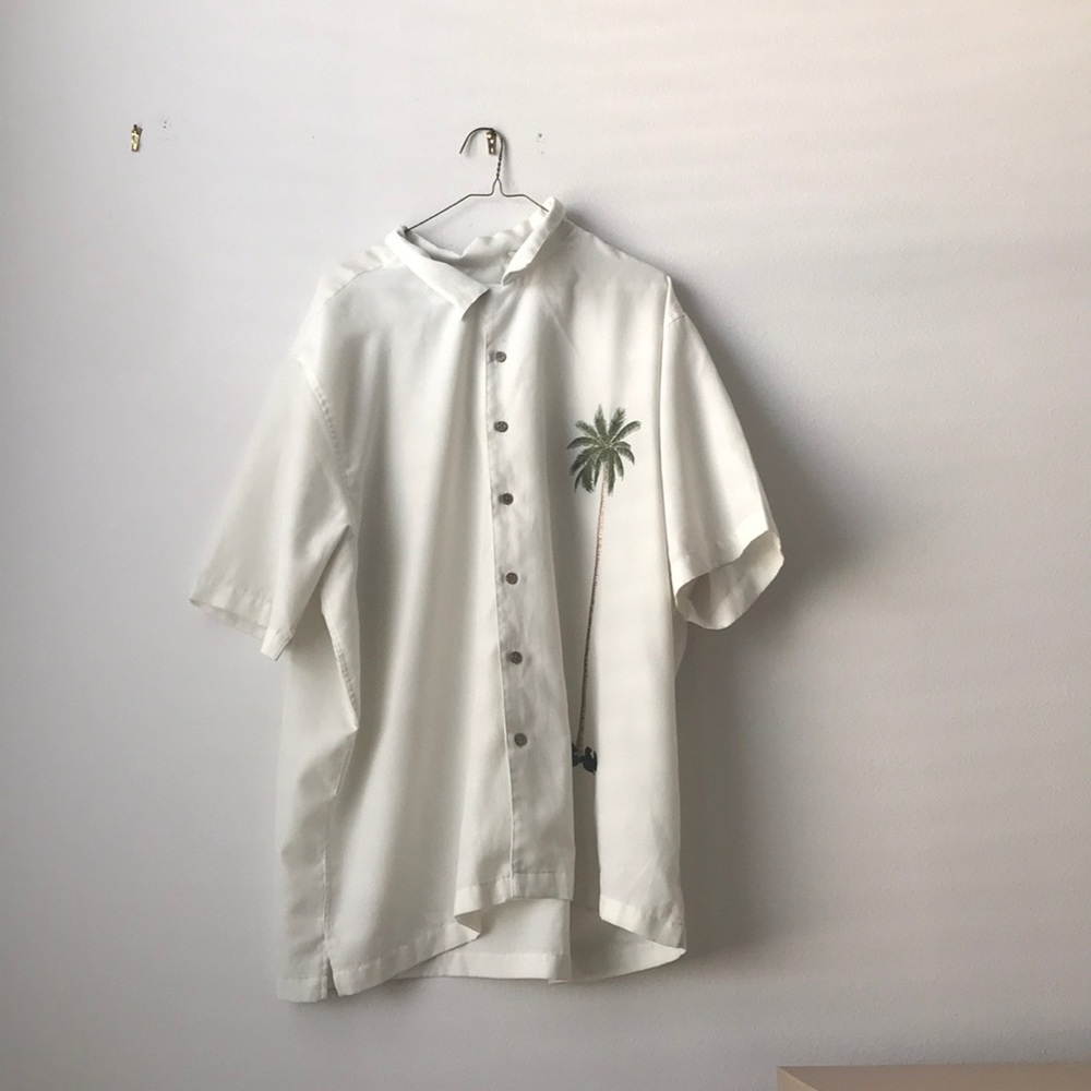 Palm Tree Button Down Size XXL